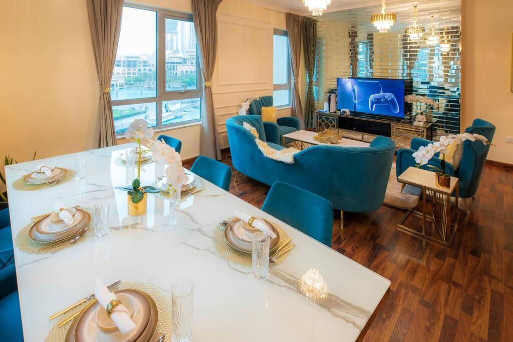 First Class 2Br With Full Burj Khalifa And Fountain View Dubai Eksteriør billede