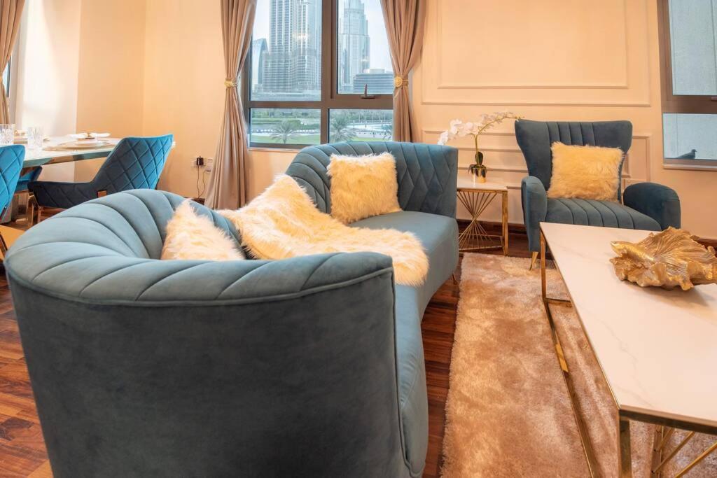 First Class 2Br With Full Burj Khalifa And Fountain View Dubai Eksteriør billede