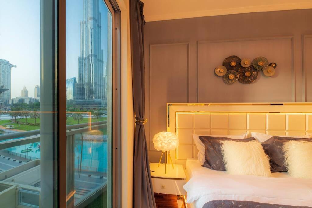 First Class 2Br With Full Burj Khalifa And Fountain View Dubai Eksteriør billede